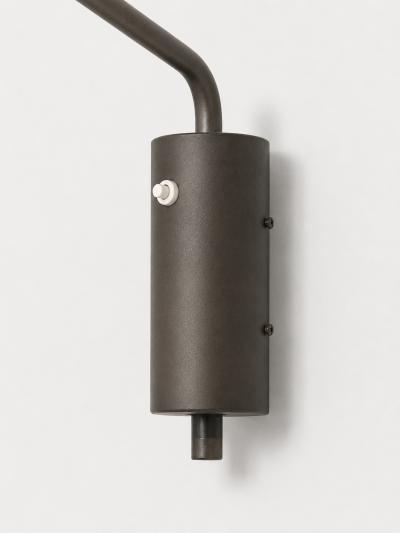 Robert Mathieu Swivel wall sconce with pendulum arm by Robert Mathieu circa 1957 1958