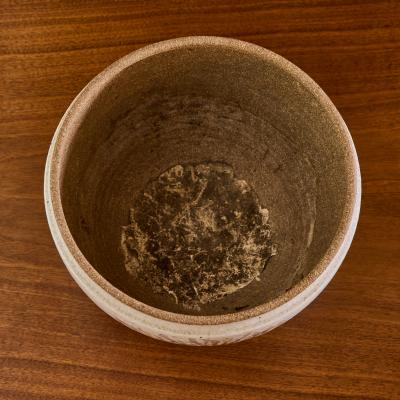 Robert Maxwell 1960s Robert Maxwell Hand Thrown Speckle Glazed Flower Stoneware Pot