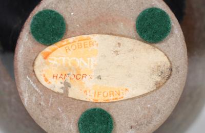 Robert Maxwell Robert Maxwell Studio Ceramic Vase w Brown Glaze