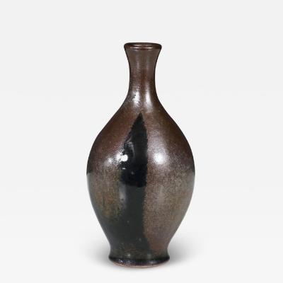 Robert Maxwell Robert Maxwell Studio Ceramic Vase w Brown Glaze
