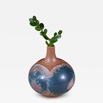 Robert Maxwell Robert Maxwell Studio Ceramic Vase with Blue Green Glaze