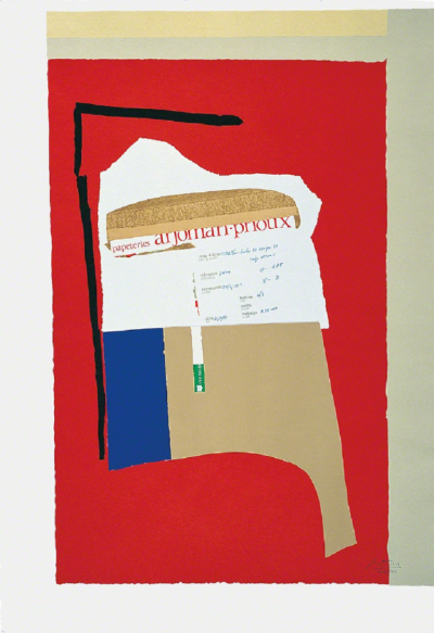 Robert Motherwell America La France Variations I 1984