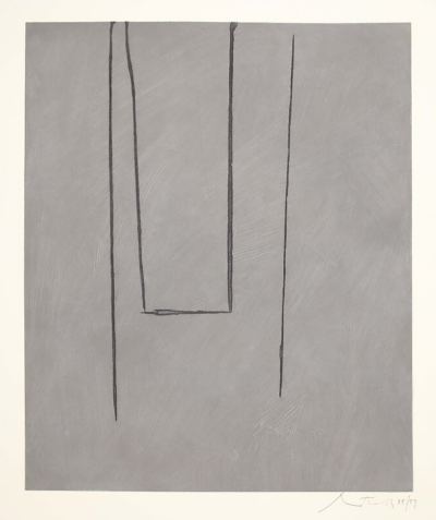 Robert Motherwell Slate Gray Pintura 1975