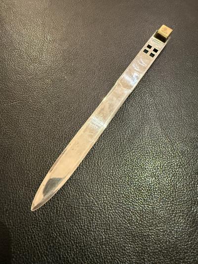 Robert Peter Mangold Robert Mangold for Swid Powell Letter Opener 1980s Signed
