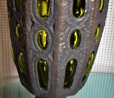 Robert Phandeve Awesome pair of lamps attributed to Robert Phandeve