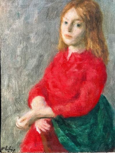 Robert Philipp Girl in Red Dress 
