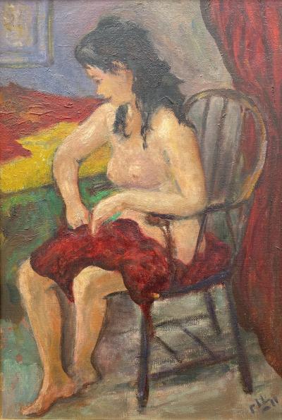 Robert Philipp Seated Nude 