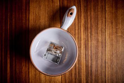 Robert Picault Robert Picault Ceramic Clock France 1950s