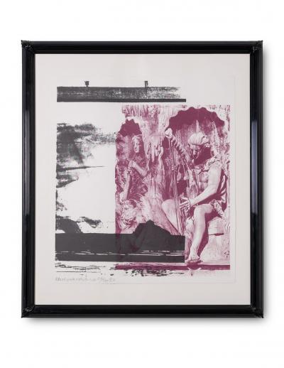 Robert Rauschenberg Robert Rauschenberg Broken Harp Pencil Signed Lithograph 24 500 executed 1989