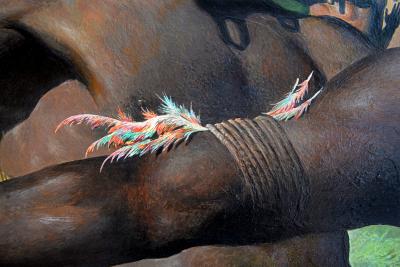 Robert Riggs Tribesmen with Headdresses