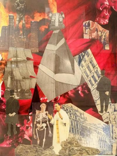 Robert Schwan Robert Schwan Collage Jet Print The Explanation