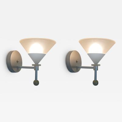 Robert Sonneman Sonneman Lighting COOL PAIR OF ROBERT SONNEMAN POST MODERN SCONCES