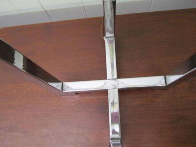 Robert Sonneman Sonneman Lighting Large Paul Mayen Style Chrome Lamp Mid century Modern