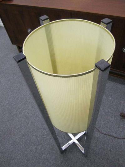 Robert Sonneman Sonneman Lighting Large Paul Mayen Style Chrome Lamp Mid century Modern
