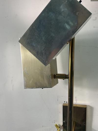 Robert Sonneman Sonneman Lighting MODERNIST CHROME BRASS SIX LIGHT SCONCES