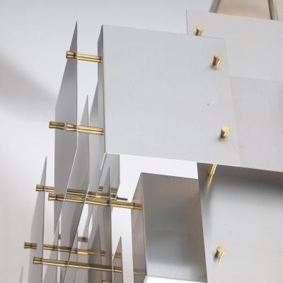 Robert Sonneman Sonneman Lighting Mid Century Modernist Robert Sonneman Cityscape Chandelier