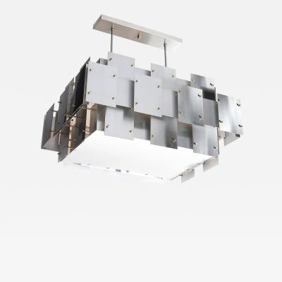 Robert Sonneman Sonneman Lighting Mid Century Modernist Robert Sonneman Cityscape Chandelier