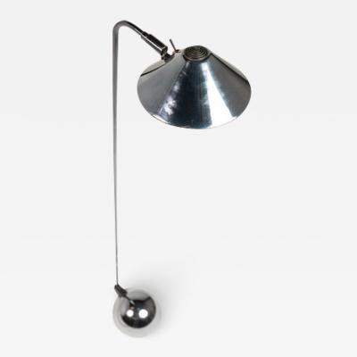 Robert Sonneman Sonneman Lighting Rare Post Modern Floor Lamp in Midnight Chrome by Robert Sonneman