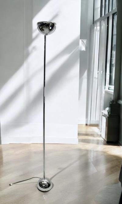 Robert Sonneman Sonneman Lighting Robert Sonneman Floor Lamp Torchiere with Two Half Circle Domes