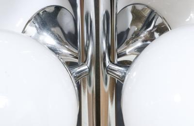 Robert Sonneman Sonneman Lighting Robert Sonneman Sputnik Space Age Chrome Orb Table Lamp