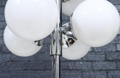 Robert Sonneman Sonneman Lighting Robert Sonneman Sputnik Space Age Chrome Orb Table Lamp