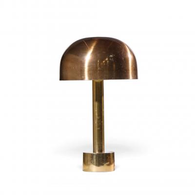 Robert Sonneman Sonneman Lighting Robert Sonneman for Laurel Mid Century Brass Dome Table Lamp Pair
