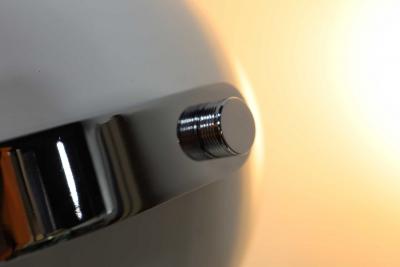 Robert Sonneman Sonneman Lighting Sonneman 3 Arm Oscillating Floor Lamp in Chrome and White