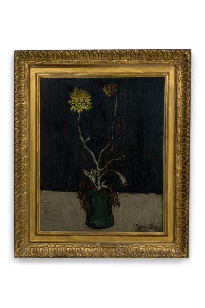 Robert Springfels Contemporary American Still Life with Decaying flowers
