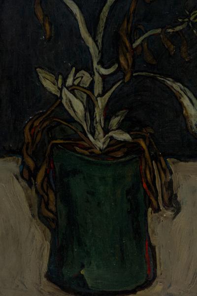 Robert Springfels Contemporary American Still Life with Decaying flowers