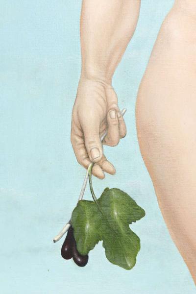 Robert Springfels Oil on Canvas Figurative Painting Titled Female 1970 