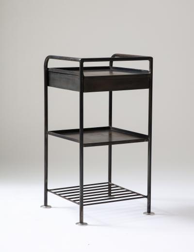 Robert Stilin Steel Side Table Night Stand Robert Stilin LLC Contemporary