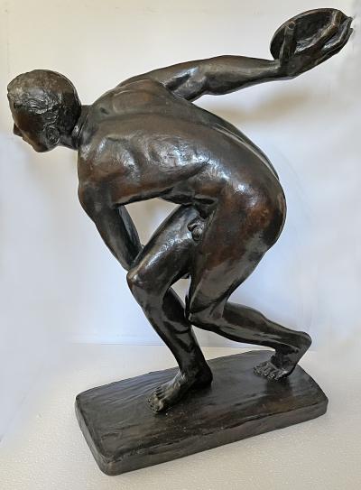 Robert Tait McKenzie Bronze Discus Thrower by Robert Tait McKenzie 1867 1938 