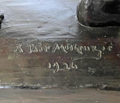 Robert Tait McKenzie Bronze Discus Thrower by Robert Tait McKenzie 1867 1938 