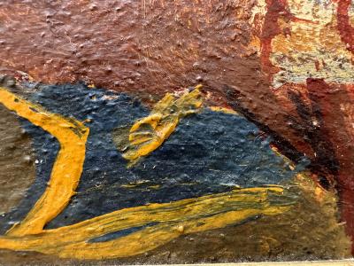 Robert Weaver General George Custer Battle of Little Big Horn in Expressionist Style