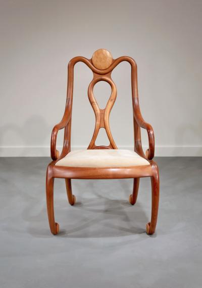 Robert Whitley 4 Armchairs by Robert Whitley c 1980