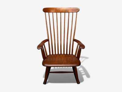 Robert Whitley Robert Whitley American Studio Teak Rocking Chair USA 1980s