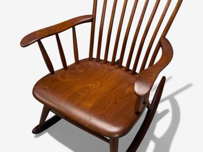 Robert Whitley Robert Whitley American Studio Teak Rocking Chair USA 1980s