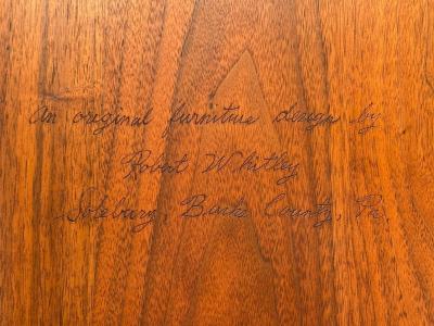 Robert Whitley Robert Whitley American Studio Teak Rocking Chair USA 1980s