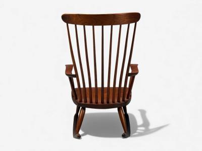 Robert Whitley Robert Whitley American Studio Teak Rocking Chair USA 1980s