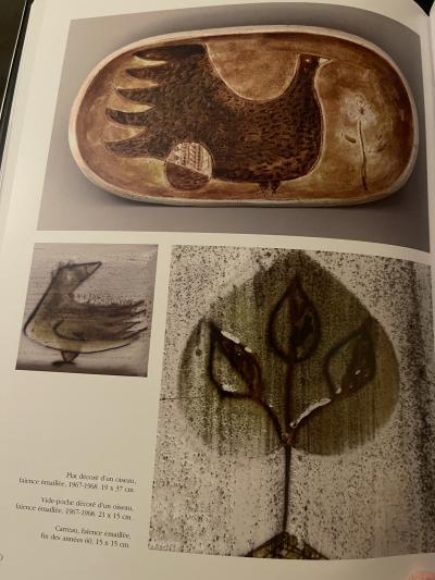 Robert and Jean Cloutier 1980s Studio pottery ceramic vide poche by Cloutier