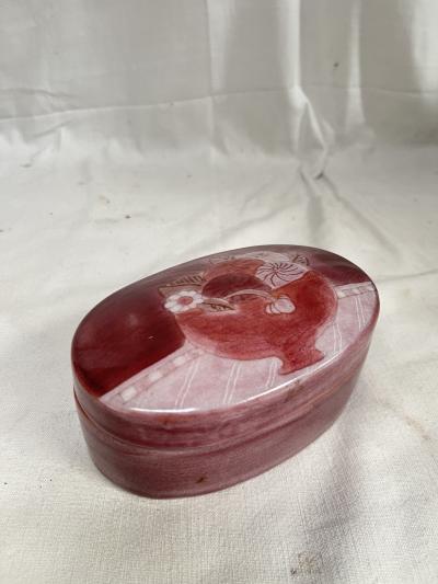 Robert and Jean Cloutier Decorative ceramic box by Robert and Jean Cloutier
