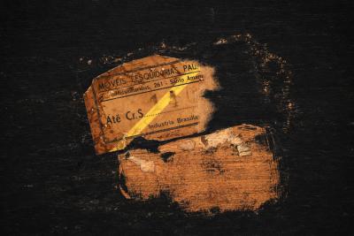 Roberto Aflalo Round Spider Coffee Table in Ivory Wood by Roberto Aflalo for Blanco e Preto