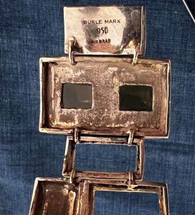 Roberto Burle Marx Sterling Silver and Topaz Bracelet