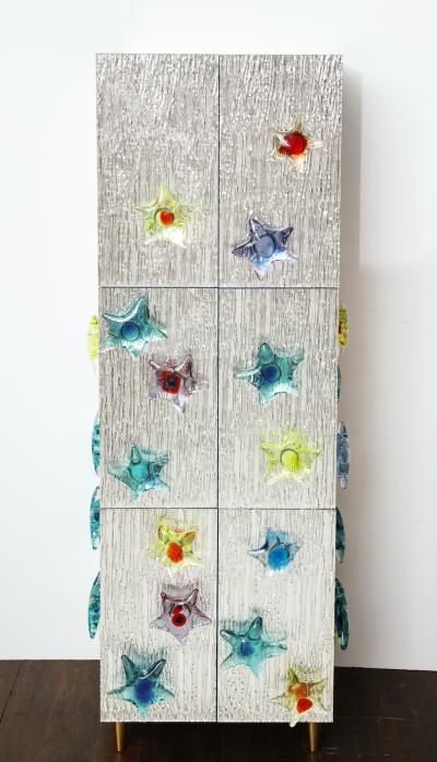 Roberto Giulio Rida Bollicine 2 Door Cabinet by Roberto Giulio Rida