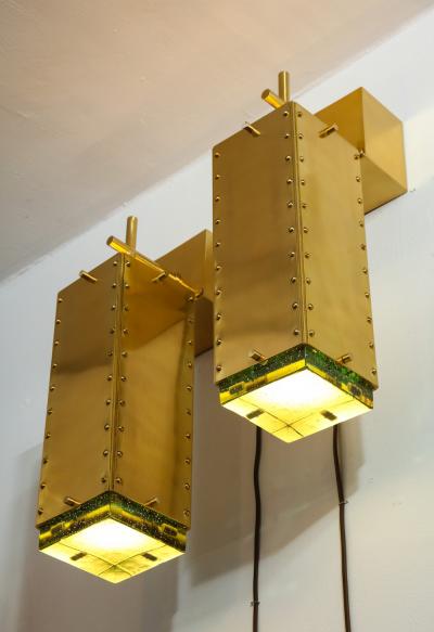 Roberto Giulio Rida Quadro Studio Built Sconces by Roberto Giulio Rida
