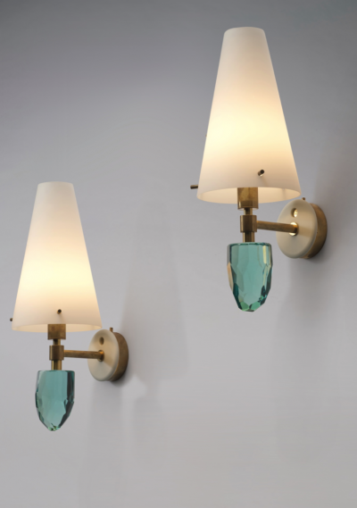 Roberto Giulio Rida Set of 8 Pigne Wall Lights by Roberto Giulio Rida