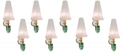 Roberto Giulio Rida Set of 8 Pigne Wall Lights by Roberto Giulio Rida