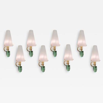 Roberto Giulio Rida Set of 8 Pigne Wall Lights by Roberto Giulio Rida