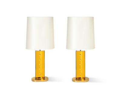 Roberto Giulio Rida Tegoline Ambra Table Lamps by Roberto Giulio Rida