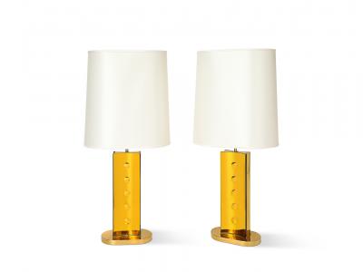 Roberto Giulio Rida Tegoline Ambra Table Lamps by Roberto Giulio Rida